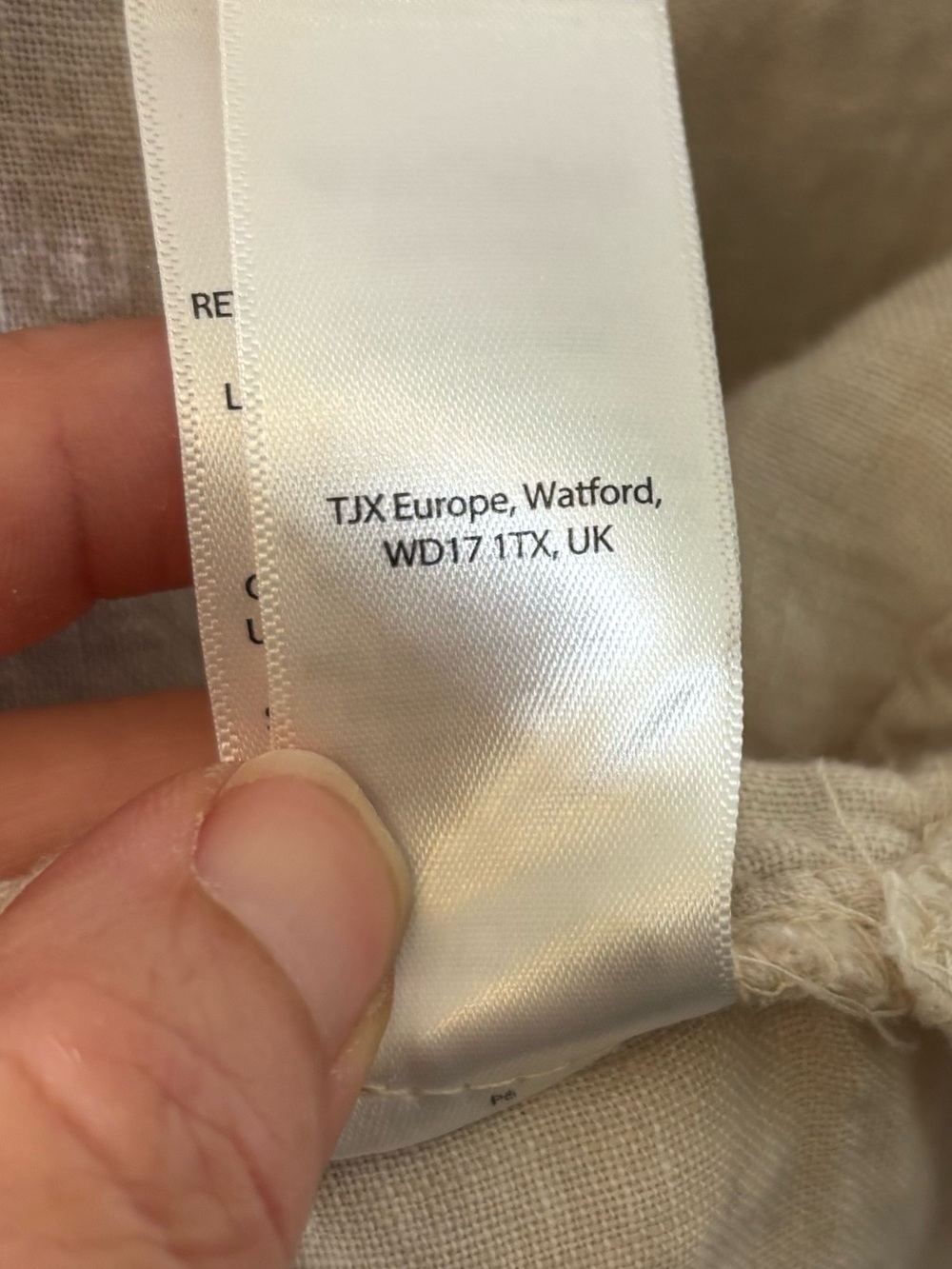 Sigrid Olsen Off-White 100% Linen Sleeveless Tunic Top Mini Dress Pockets M EUC - Picture 10 of 10